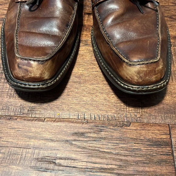 Ecco Men's Brown Leather Oxford Shoes - Picture 5 of 8